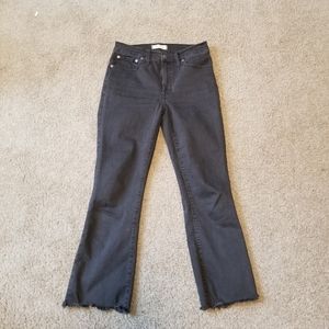 Madewell Gray Boot Cut Denim Jeans